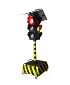 琼结太阳能移动信号灯