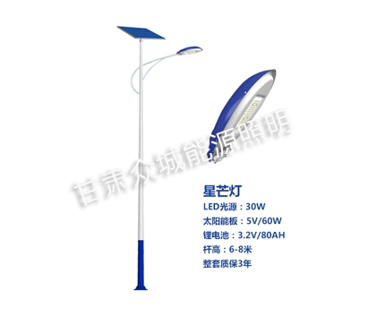 琼结爆款太阳能路灯