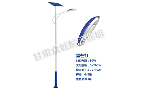 琼结太阳能路灯核心技术参数解读 琼结太阳能路灯核心技术参数解读